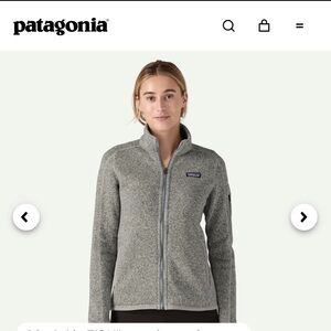 Patagonia Better Sweater Fleece Zip-Up Jacket like new